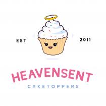 EST 2011 HEAVENSENT CAKETOPPERS