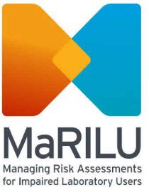 MaRILU Managing Risk Assessments for Impaired Laboratory Users