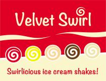 VELVET SWIRL SWIRLICIOUS ICE CREAM SHAKES!