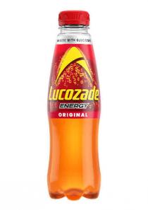 MADE WITH GLUCOSE Lucozade ENERGY ORIGINAL