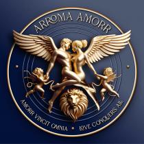 ARROMA AMORR AMORR VINCIT OMNIA LOVE CONQUERS ALL