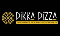 Pikka Pizza Italian stone baked Unlimited toppings Customised by you