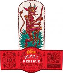 A FAMILY OWNED COMPANY FOR 10 GENERATIONS JOSE CUERVO DEVIL'S RESERVE RESERVA DEL DIABLO TEQUILA WITH NATURAL FLAVORS MAS SABE EL DIABLO POR VIEJO QUE POR DIABLO