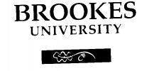 BROOKES UNIVERSITY