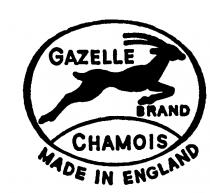 GAZELLE BRAND CHAMOIS