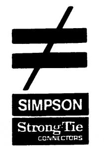 SIMPSON Strong-Tie CONNECTORS