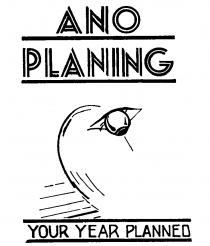 ANO PLANING YOUR YEAR PLANNED