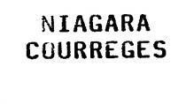 NIAGARA COURREGES