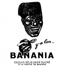 y'a bon BANANIA EXQUIS DEJEUNER SUCRE A LA FARINE DE BANANE