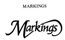 Markings