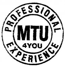 PROFESSIONAL EXPERIENCE MTU 4YOU