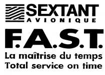 SEXTANT AVIONIQUE F.A.S.T. La maitrise du temps Total service on time