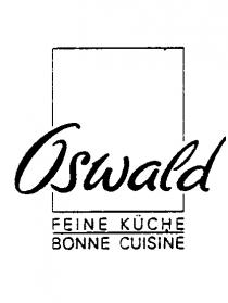 Oswald FEINE KUCHE BONNE CUISINE