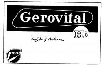 GEROVITAL H3 FIOLA