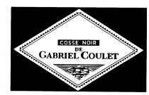 COSSE NOIR DE GABRIEL COULET