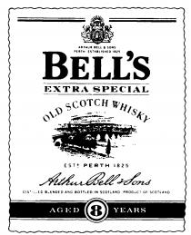 BELL'S EXTRA SPECIAL OLD SCOTCH WHISKY ESTD PERTH 1825