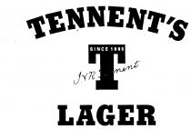 TENNENT'S T SINCE 1885 J.V.R. Tennent LAGER