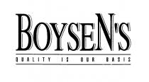 BOYSEN'S QUALITY IS OUR BASIS