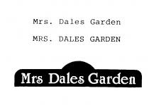 Mrs Dales Garden