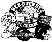 BEN & JERRY'S ICE CREAM VERMONTS FINEST ALL NATURAL! Chubby Hubby