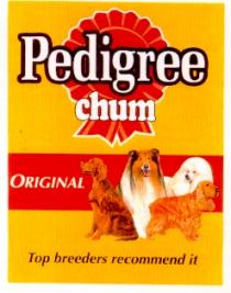 Pedigree chum ORIGINAL Top breeders recommend it