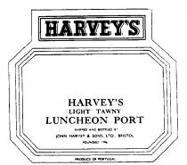 HARVEY'S LIGHT TAWNY LUNCHEON PORT