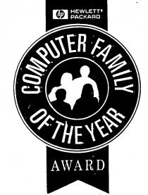 hp HEWLETT PACKARD COMPUTER FAMILY OF THE YEAR AWARD