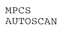 MPCS AUTOSCAN