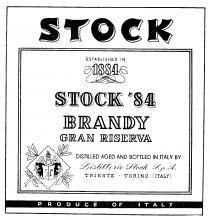 STOCK '84 BRANDY