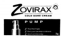 ZOVIRAX COLD SORE CREAM PUMP