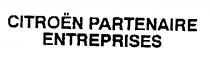 CITROEN PARTENAIRE ENTREPRISES