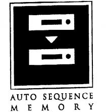 AUTO SEQUENCE M E M O R Y