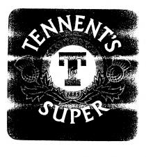 TENNENT'S STRONG LAGER T J & R Tennent 1885 SUPER