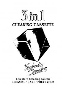 3in1 CLEANING CASSETTE Fantastic Cleaning Complete Cleaning System CLEANING.CARE.PREVENTION