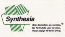 Synthesia Nous formulons vos succes. We formulate your success.Unser Rezept fur Ihren Erfolg.