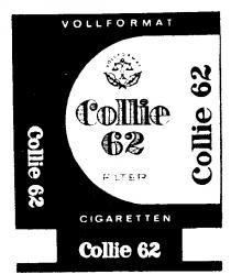 VOLLFORMAT COLLIE 62 FILTER CIGARETTEN