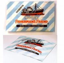 SOCKERFRI LOFTHOUSE'S FISHERMAN'S FRIEND EXTRA STARKA HALSTABLETTER