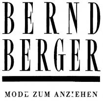 BERND BERGER MODE ZUM ANZIEHEN