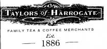 TAYLORS OF HARROGATE FAMILY TEA & COFFEE MERCHANTS EST. 1886