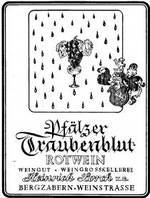 PFALZER TRAUBENBLUT ROTWEIN HEINRICH LORCH K.G.