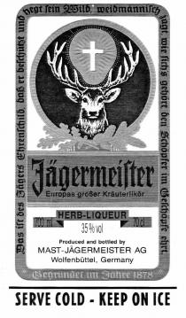 Jägermeister Europas großer Kräuterlikör