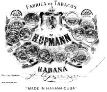 FABRICA DE TABACOS DE H.UPMANN HABANA