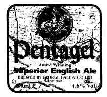 Pentagel Award Winning Superior English Ale Pentagel Superior Ale George Gale Brewery