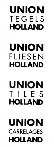 UNION TEGELS HOLLAND UNION FLIESEN HOLLAND UNION TILES HOLLAND UNION CARRELAGES HOLLAND