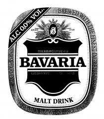 BAVARIA BIERBROUWERIJ LIESHOUT HOLLAND MALT DRINK ANNO 1719