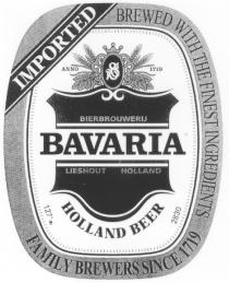 BAVARIA BIERBROUWERIJ LIESHOUT HOLLAND HOLLAND BEER ANNO 1719