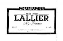 CHAMPAGNE RENE JAMES LALLIER Ay-France