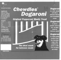 Chewdles Dogaroni Original Pepperoni Meaty Treat