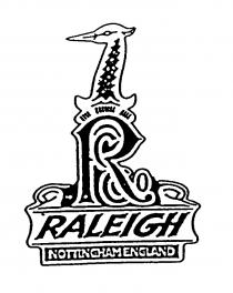 R RALEIGH NOTTINGHAM ENGLAND