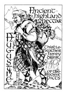 AUGUSTINE Ancient highland nectar Thistle heather + honey drink of the Ancient Picts